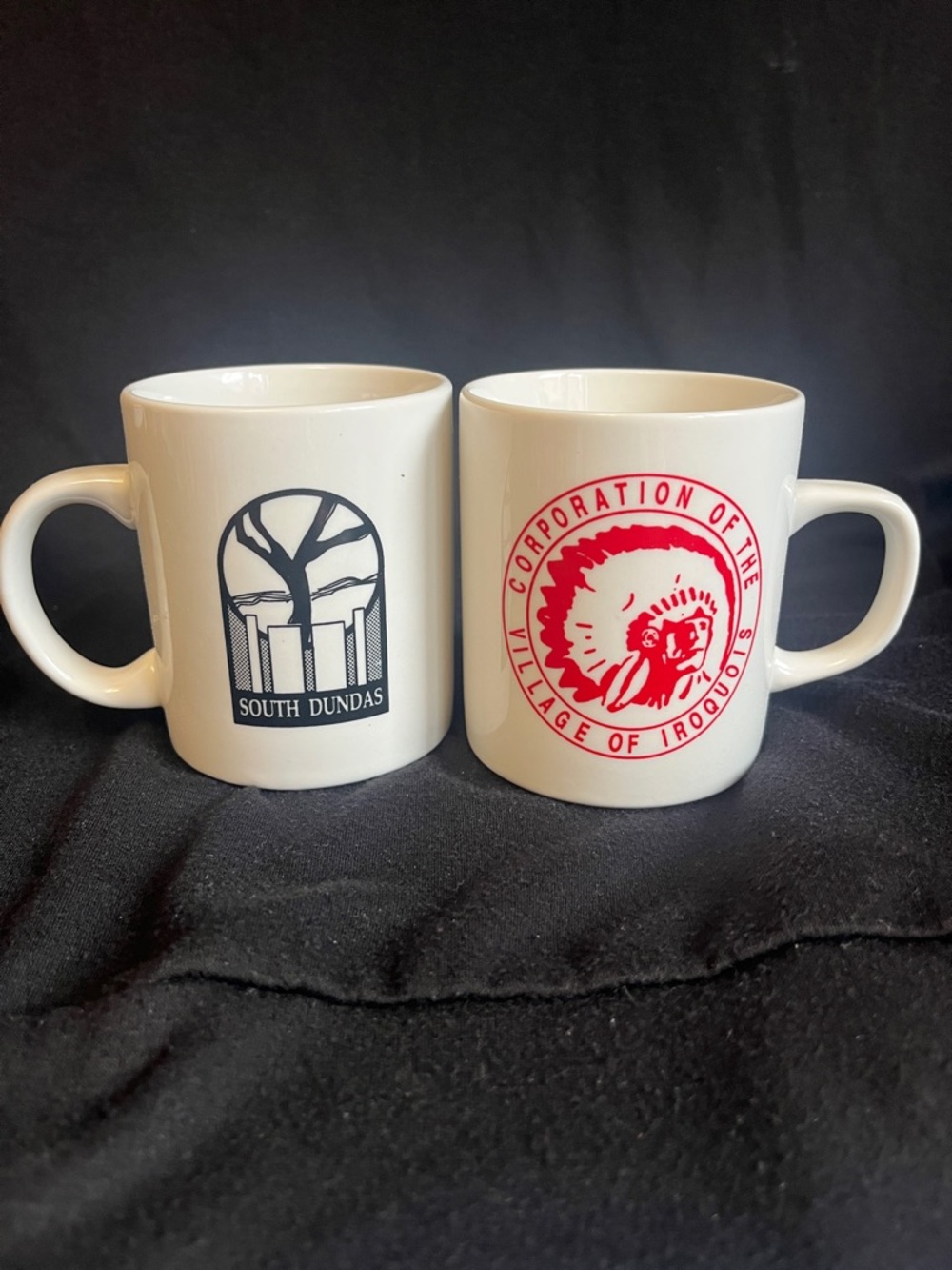 Iroquois Village Mugs - set of 2